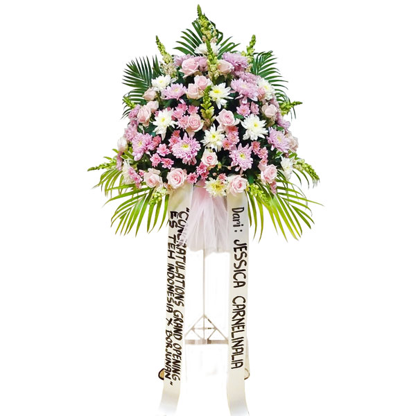 standing flower ungkapan selamat