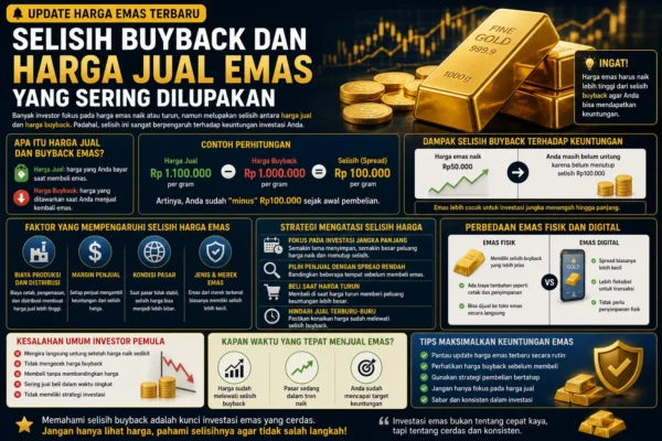 Update harga emas terbaru