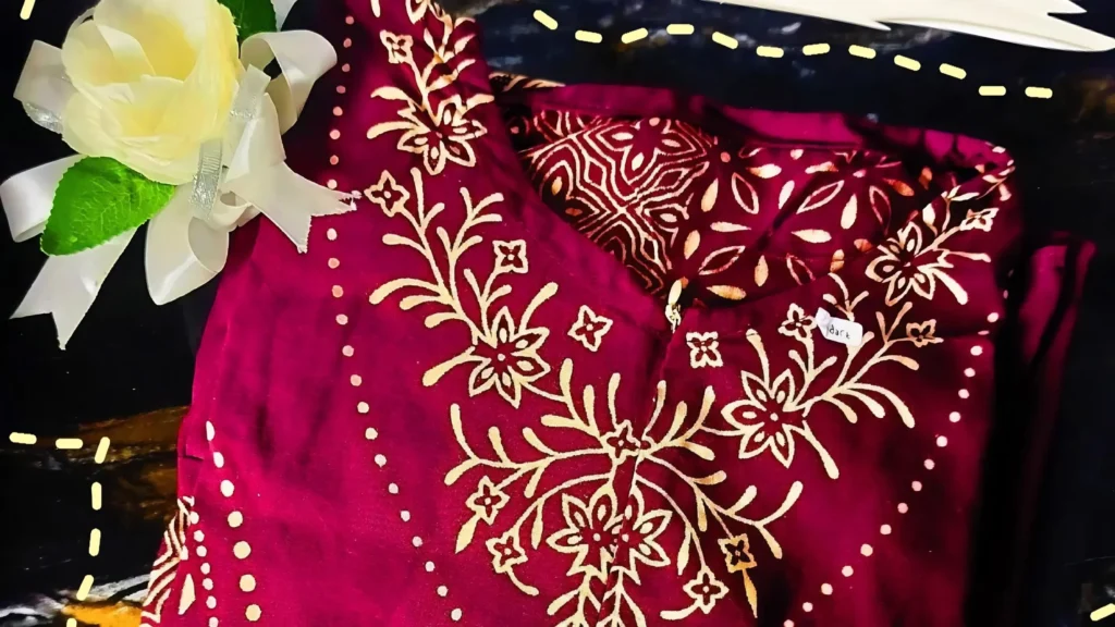 Gamis Bermotif Mawar, Perpaduan Elegan antara Gaya dan Kenyamanan