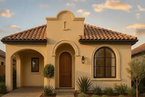 Desain Rumah Mediterania dengan Nuansa Hangat dan Elegan